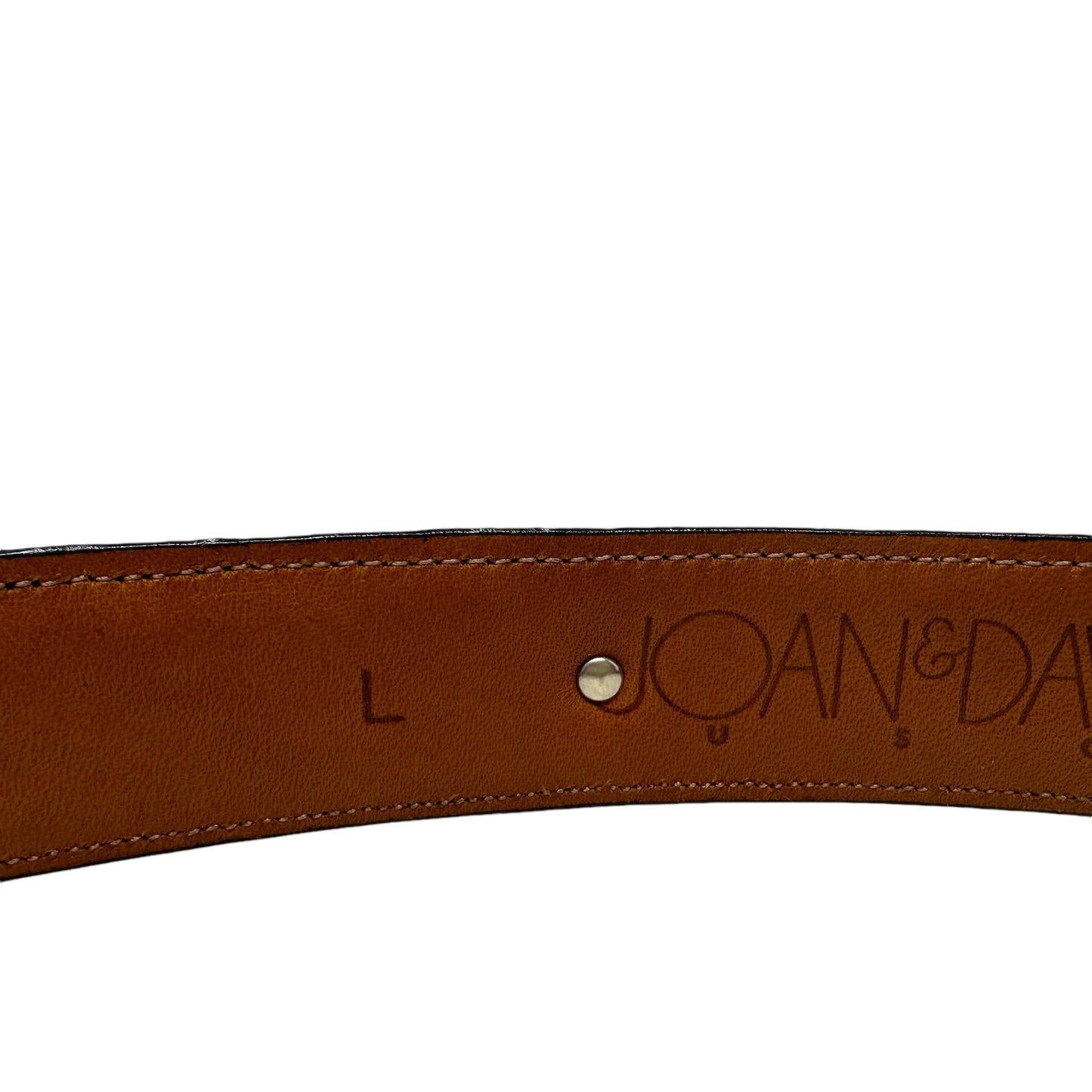 Star Studded Leather Accent Belt By Joan And David, Size: Large