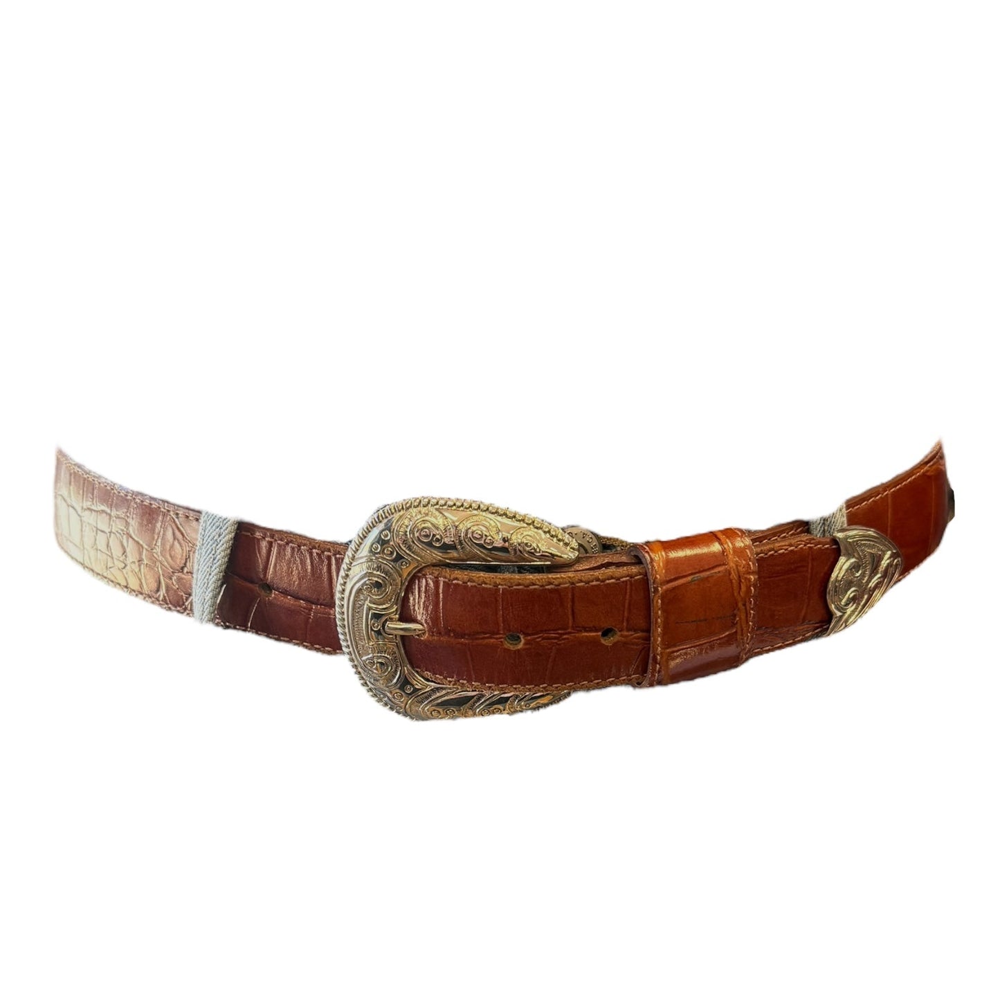 Western Belt Leather By Unbranded, Size: Medium