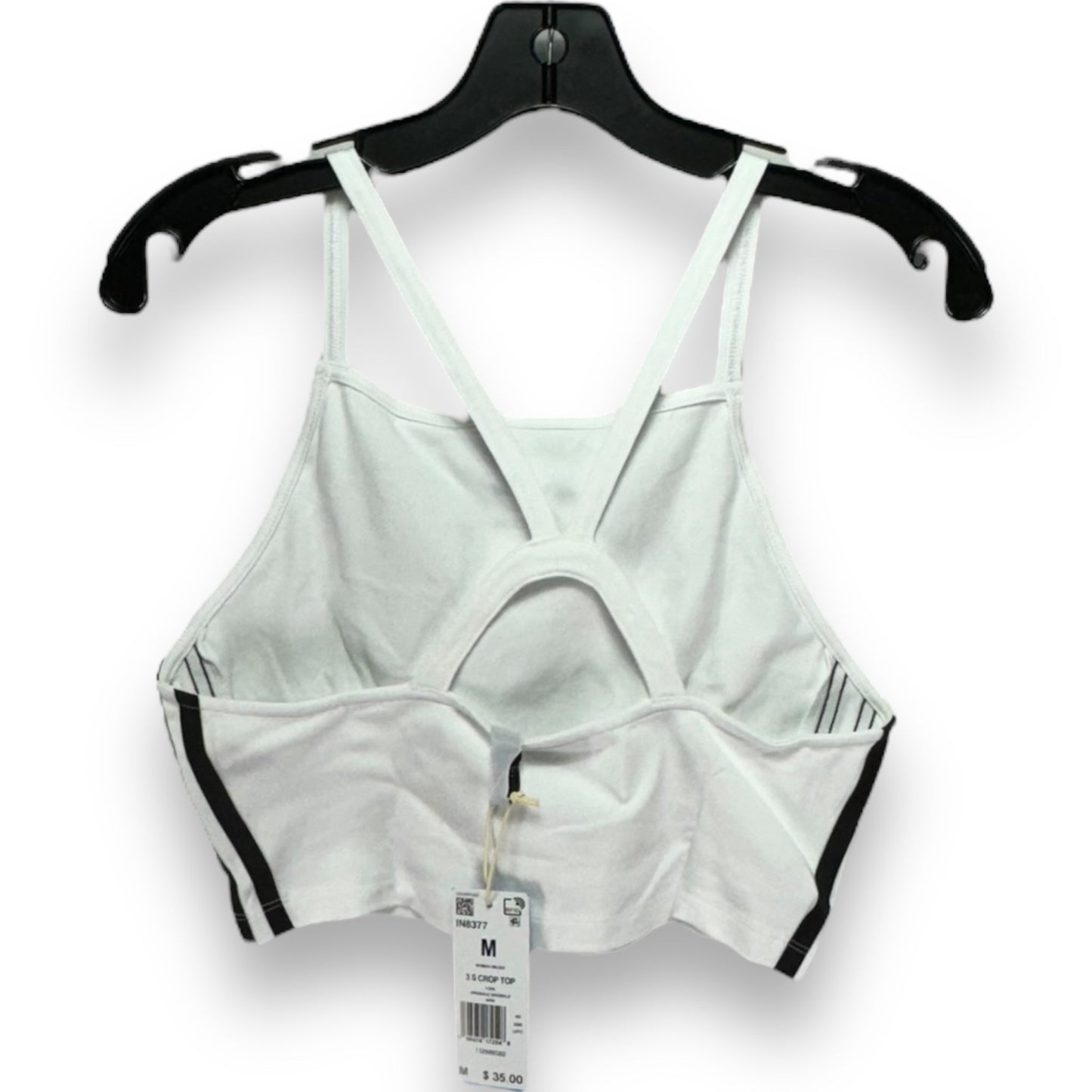 Athletic Bra By Adidas In White, Size: M