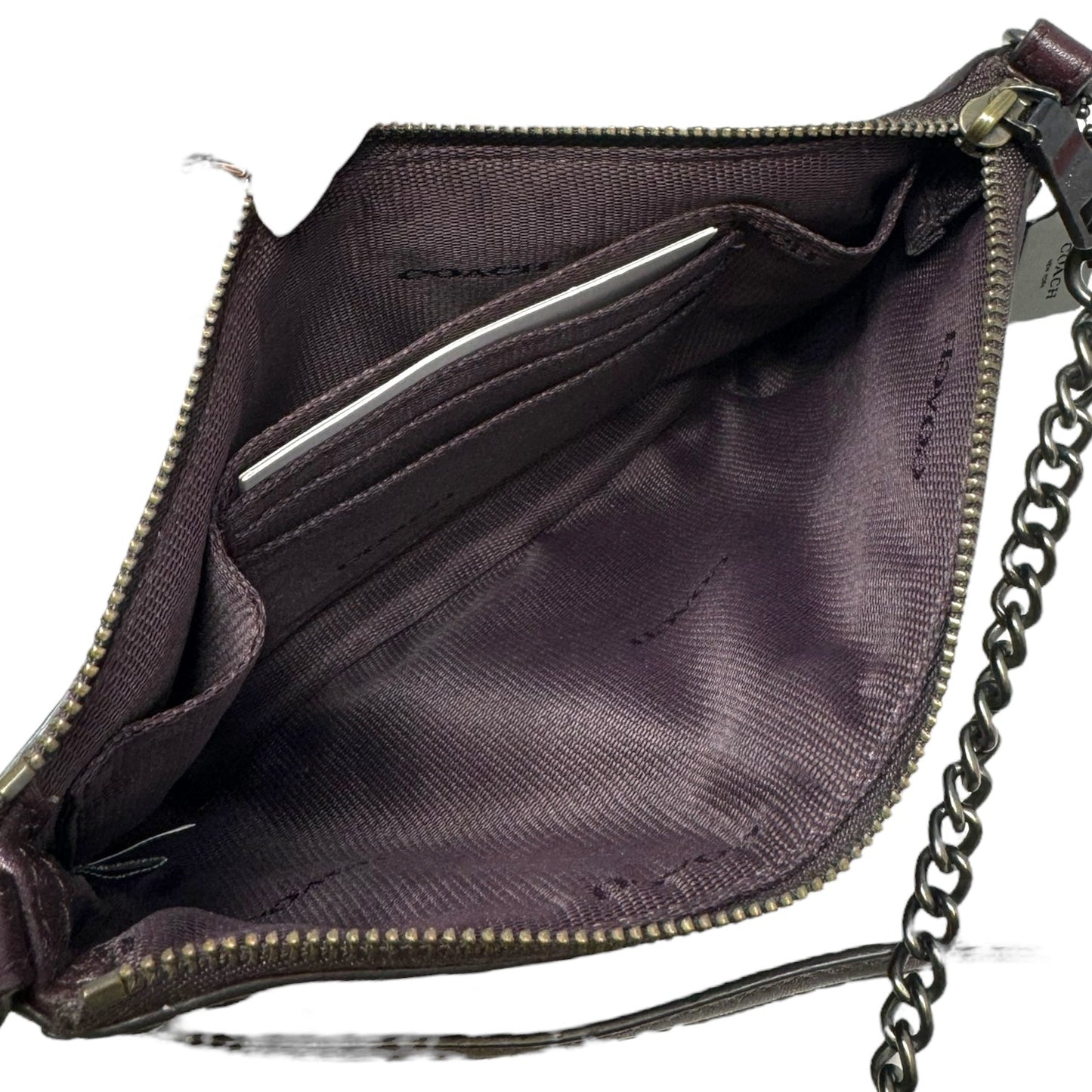 Kylie Mini Studded Crossbody Handbag Designer By Coach, Size: Small