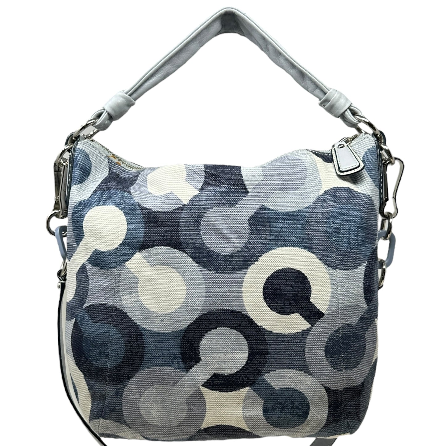 Kristin Graphic Op Art Hobo Designer By Coach, Size: Medium