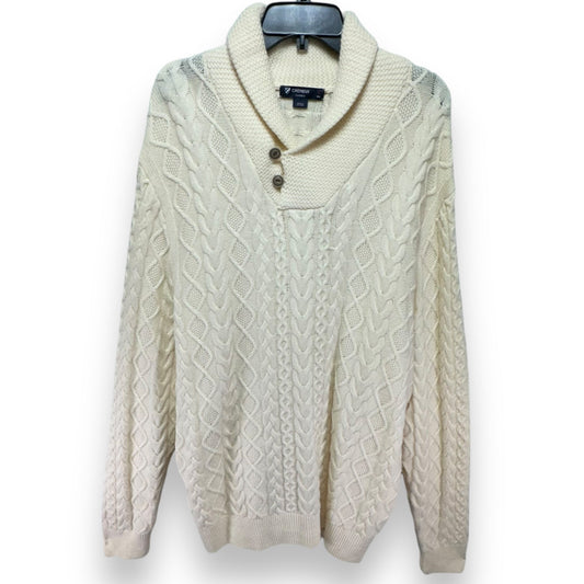 Sweater By Cremieux In Cream, Size: Xl