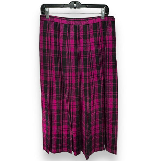 Skirt Maxi By Pendleton In Black & Pink, Size: 12