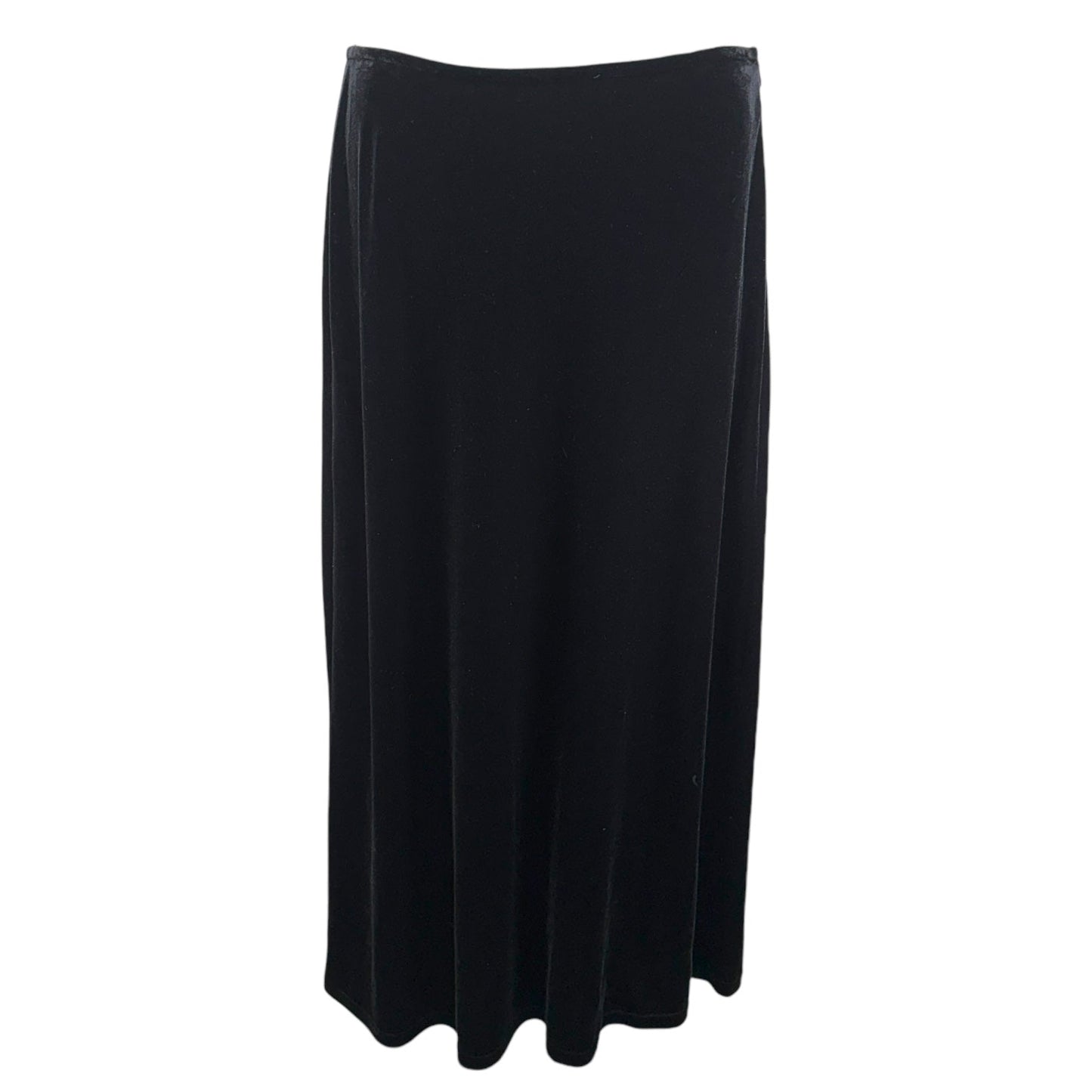 Vintage Velvet  Maxi Skirt By Scott McClintock In Black, Size: 12