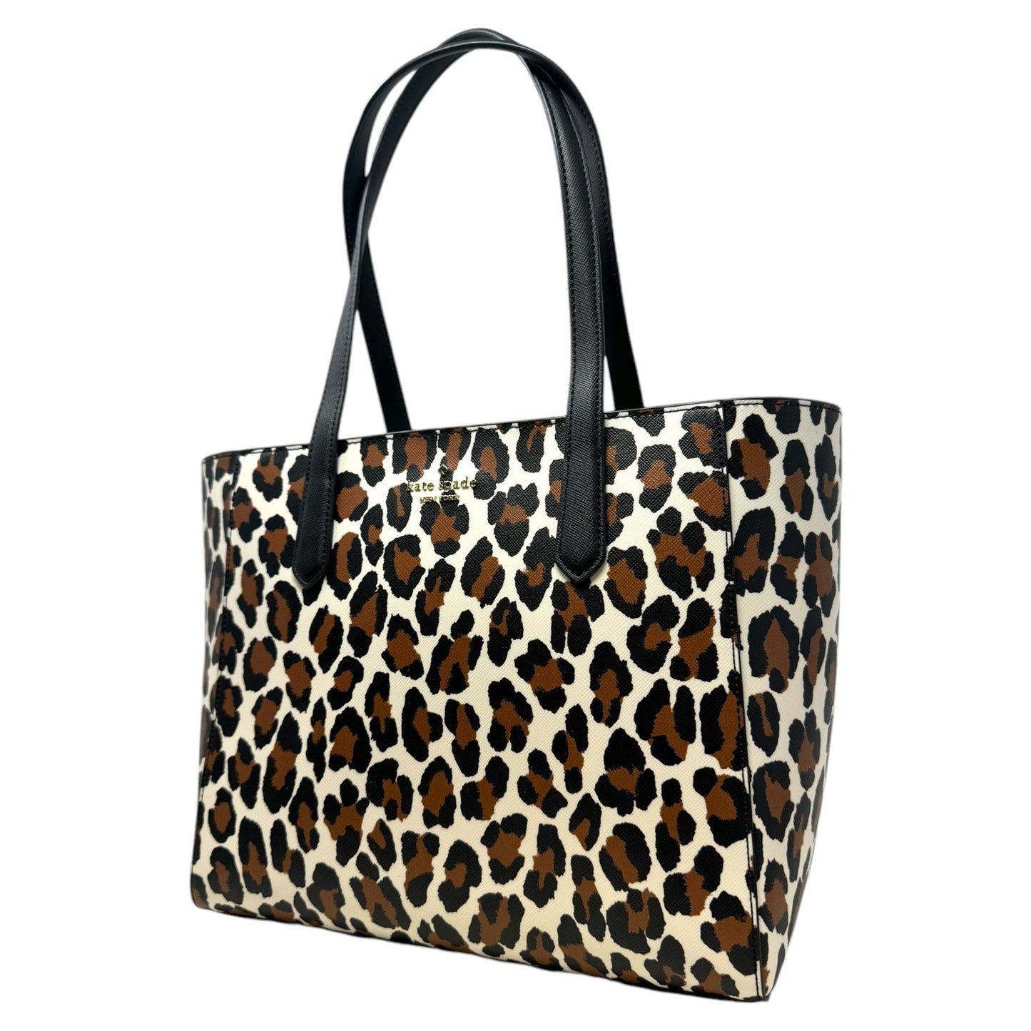 Staci Leopard Tote Handbag Designer By Kate Spade, Size: Large