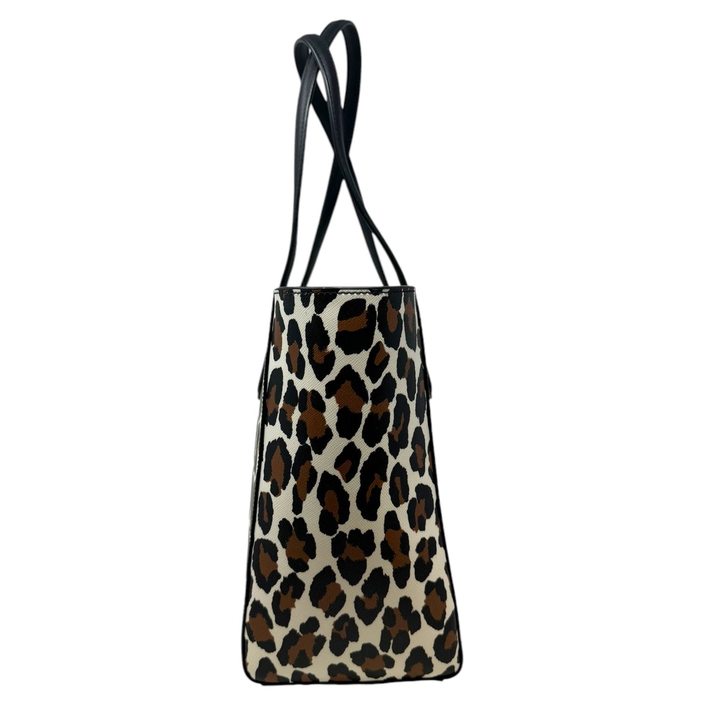 Staci Leopard Tote Handbag Designer By Kate Spade, Size: Large