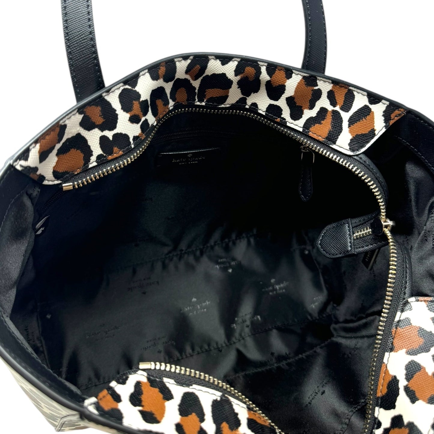 Staci Leopard Tote Handbag Designer By Kate Spade, Size: Large