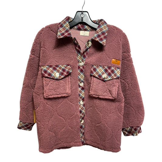 Jacket Fleece By Simply Southern In Mauve, Size: YOUTH M