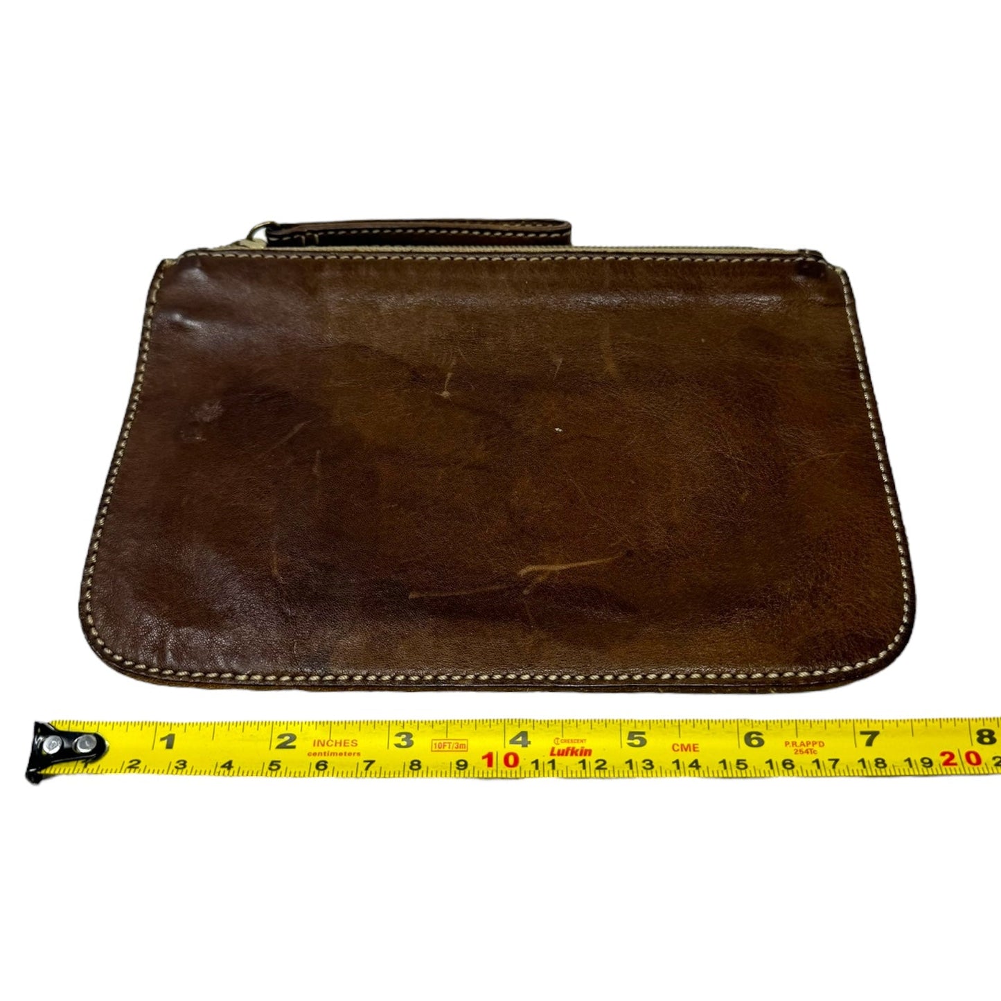 Leather Wristlet Designer By Frye, Size: Small