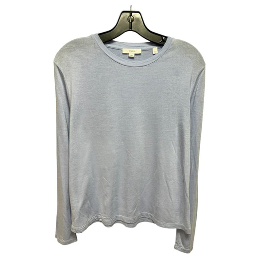 Top Long Sleeve By Vince In Blue, Size: M