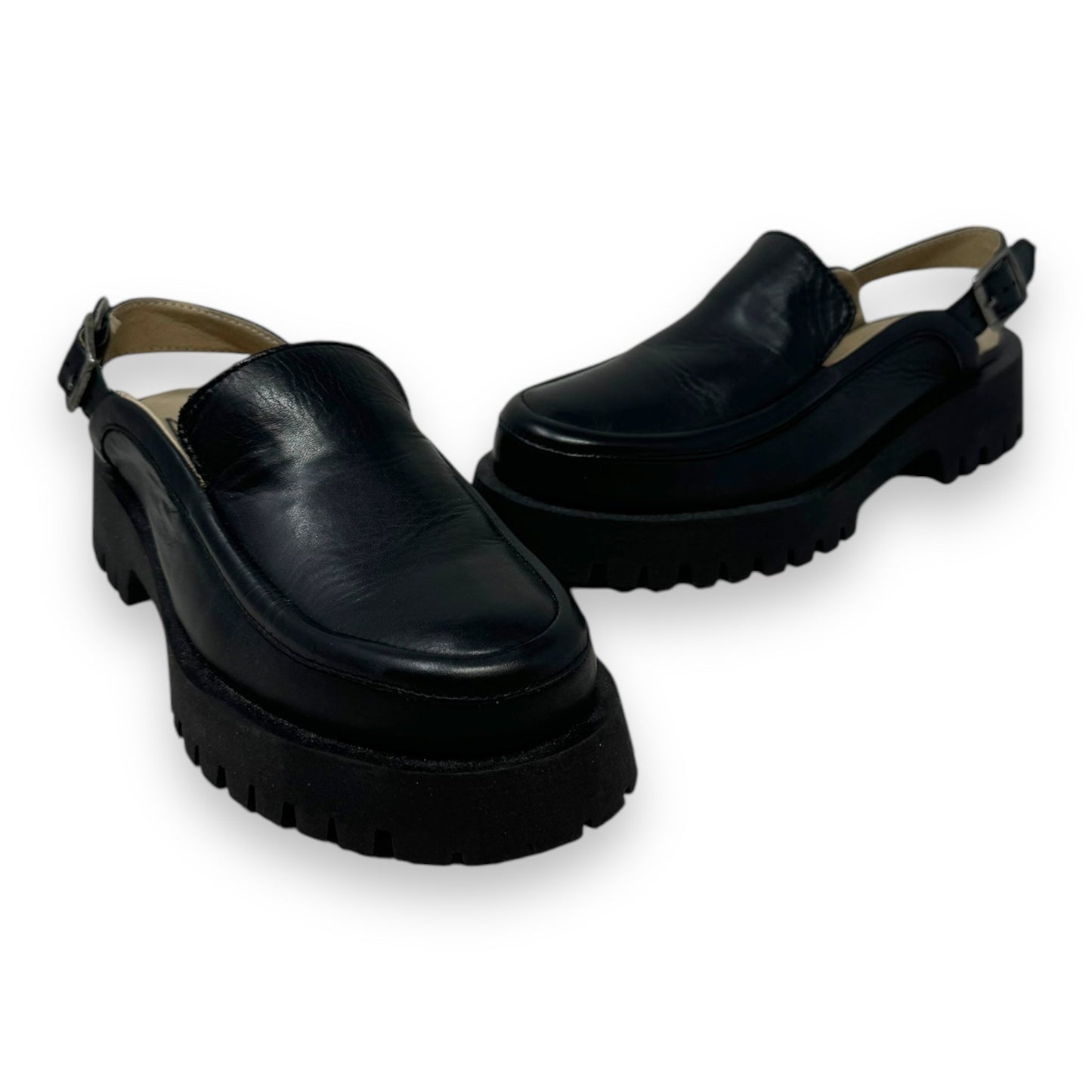 Violet Chunky Loafers By Miz Mooz In Black, Size: 7