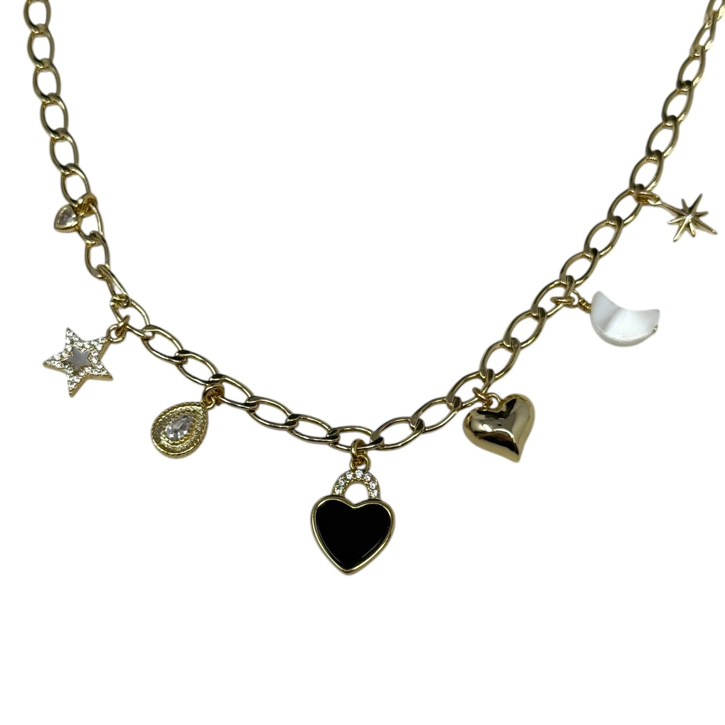 Gems Charm Necklace By Luna Norte