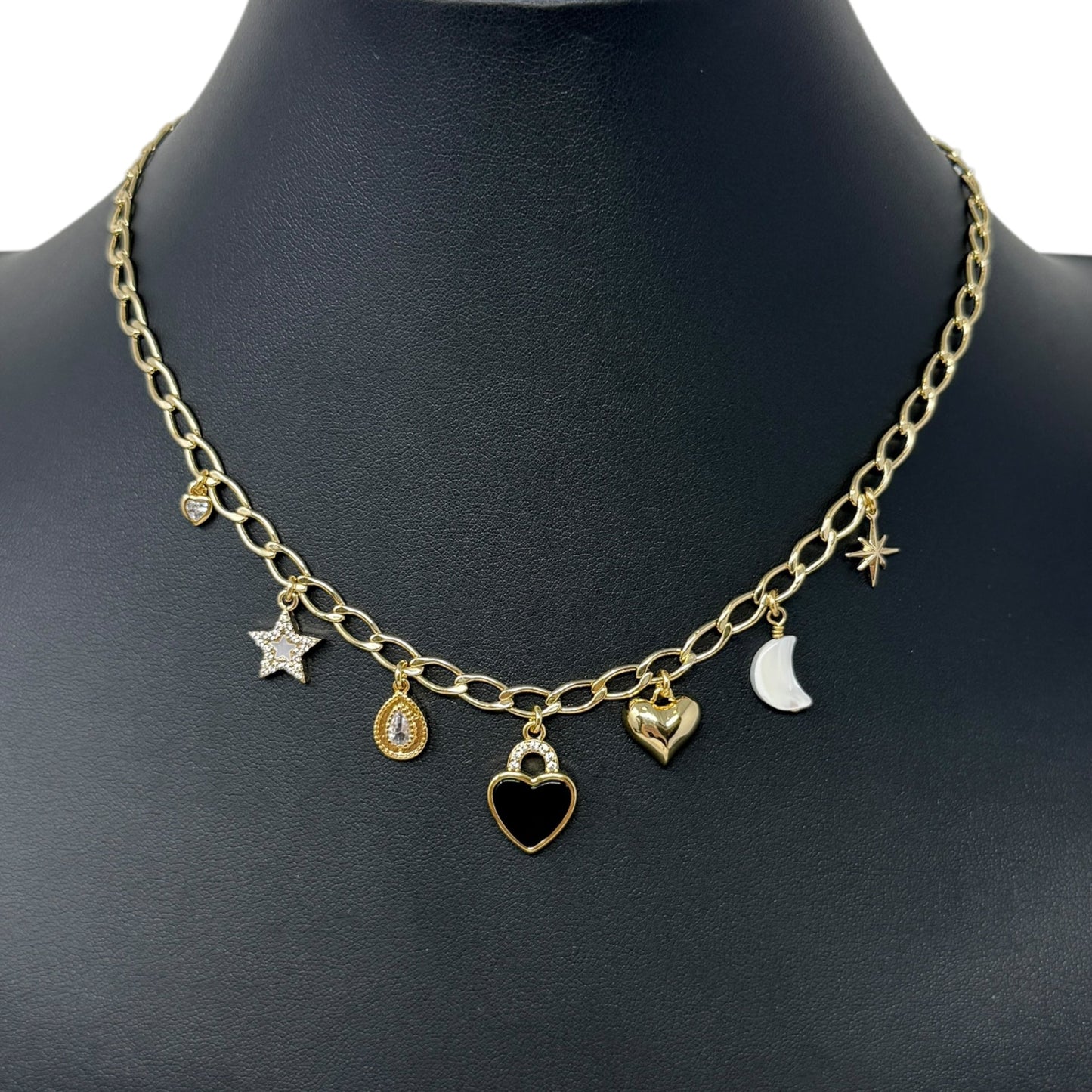 Gems Charm Necklace By Luna Norte