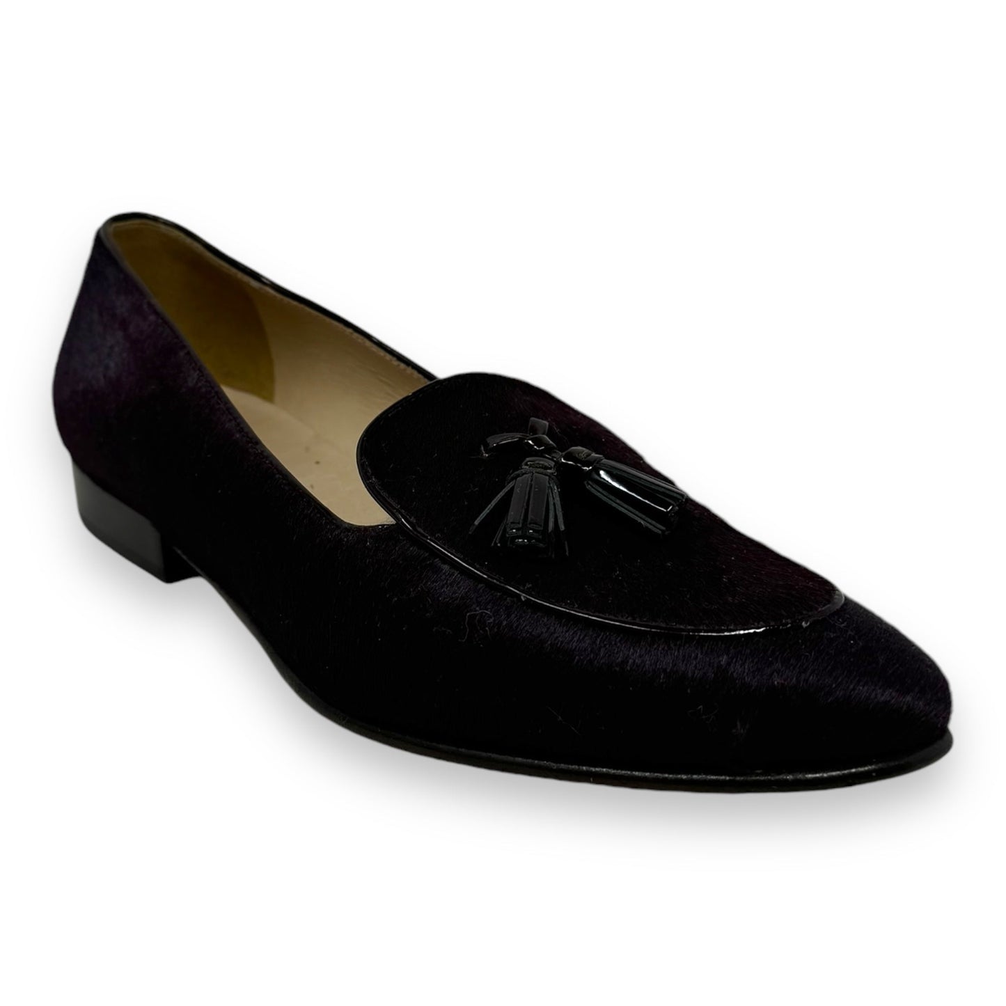 Suede Tassel Loafers Shoes Flats By J. Crew In Purple, Size: 6