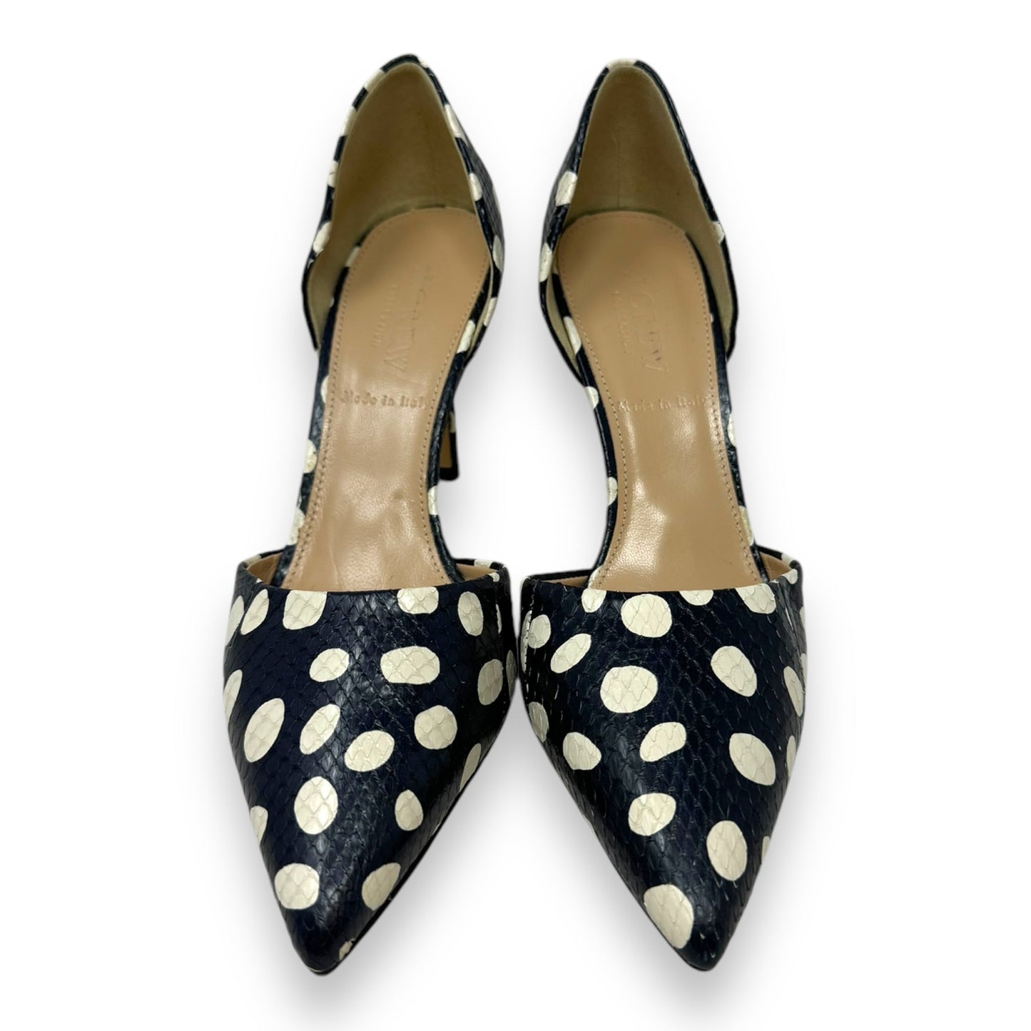 Shoes Heels Stiletto By J. Crew In Polkadot Pattern, Size: 5.5