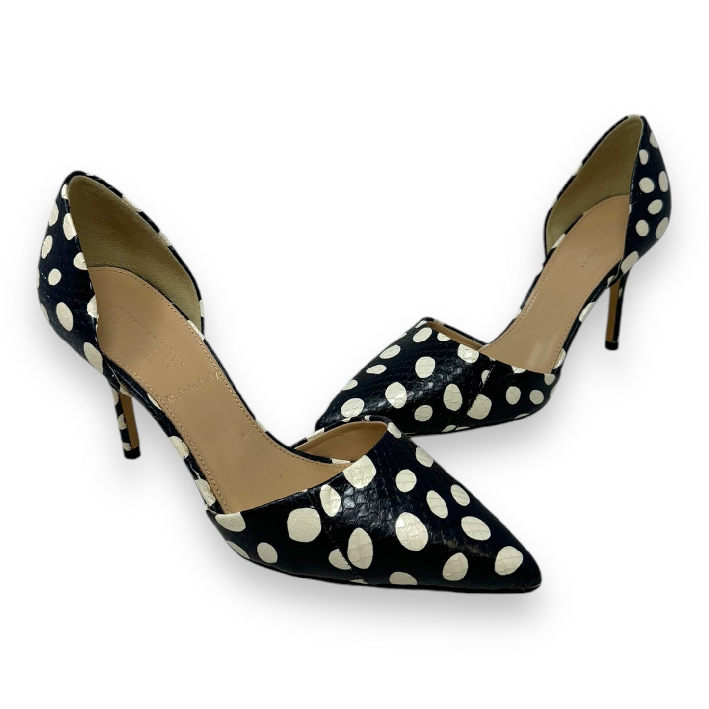 Shoes Heels Stiletto By J. Crew In Polkadot Pattern, Size: 5.5