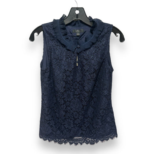 Top Sleeveless By J. Crew In Blue, Size: Xs