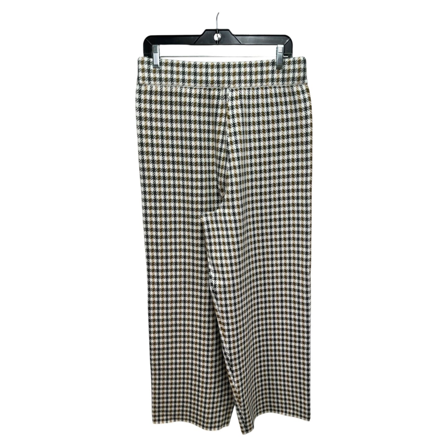 Knit Pants Dress By Marled In Plaid Pattern, Size: L