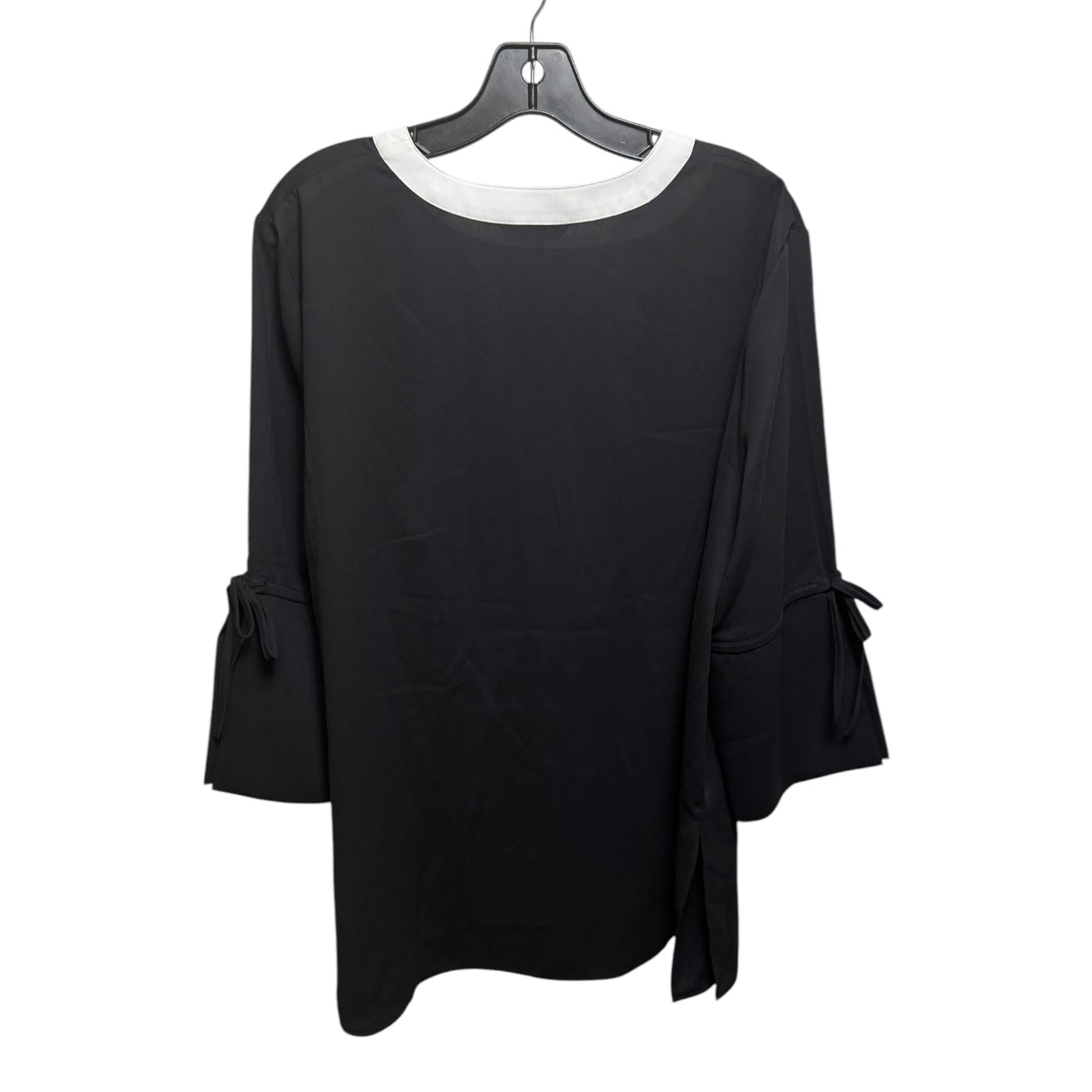 Blouse Long Sleeve By Misook In Black, Size: L