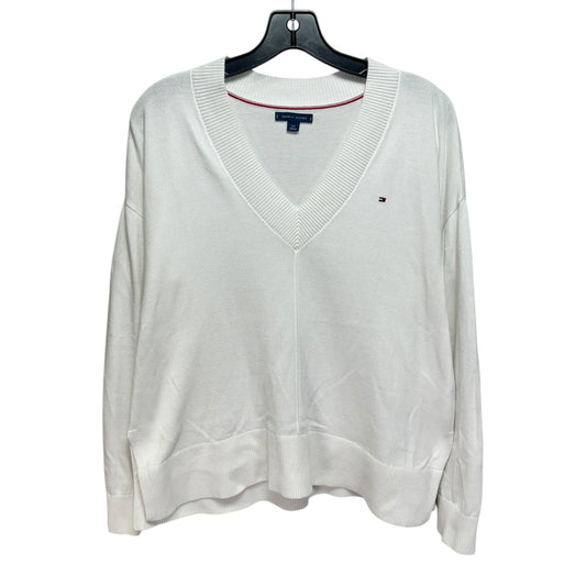 Sweater By Tommy Hilfiger In White, Size: S