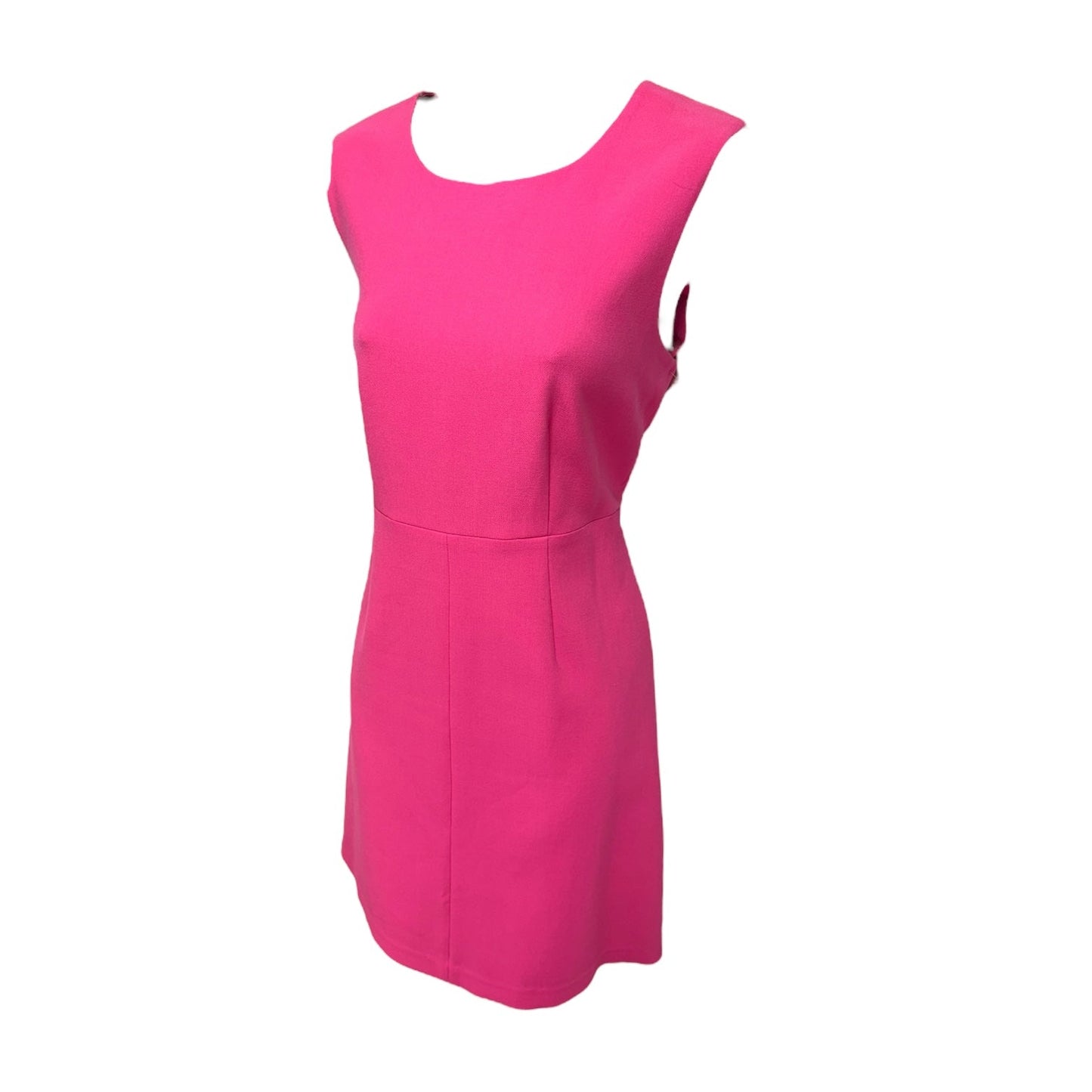 Carrie Crewneck Sheath Dress Designer By Diane Von Furstenberg In Pink, Size: 6