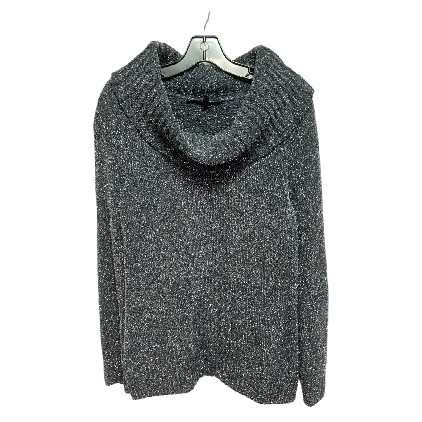 Metallic Sweater By White House Black Market In Grey, Size: Xs