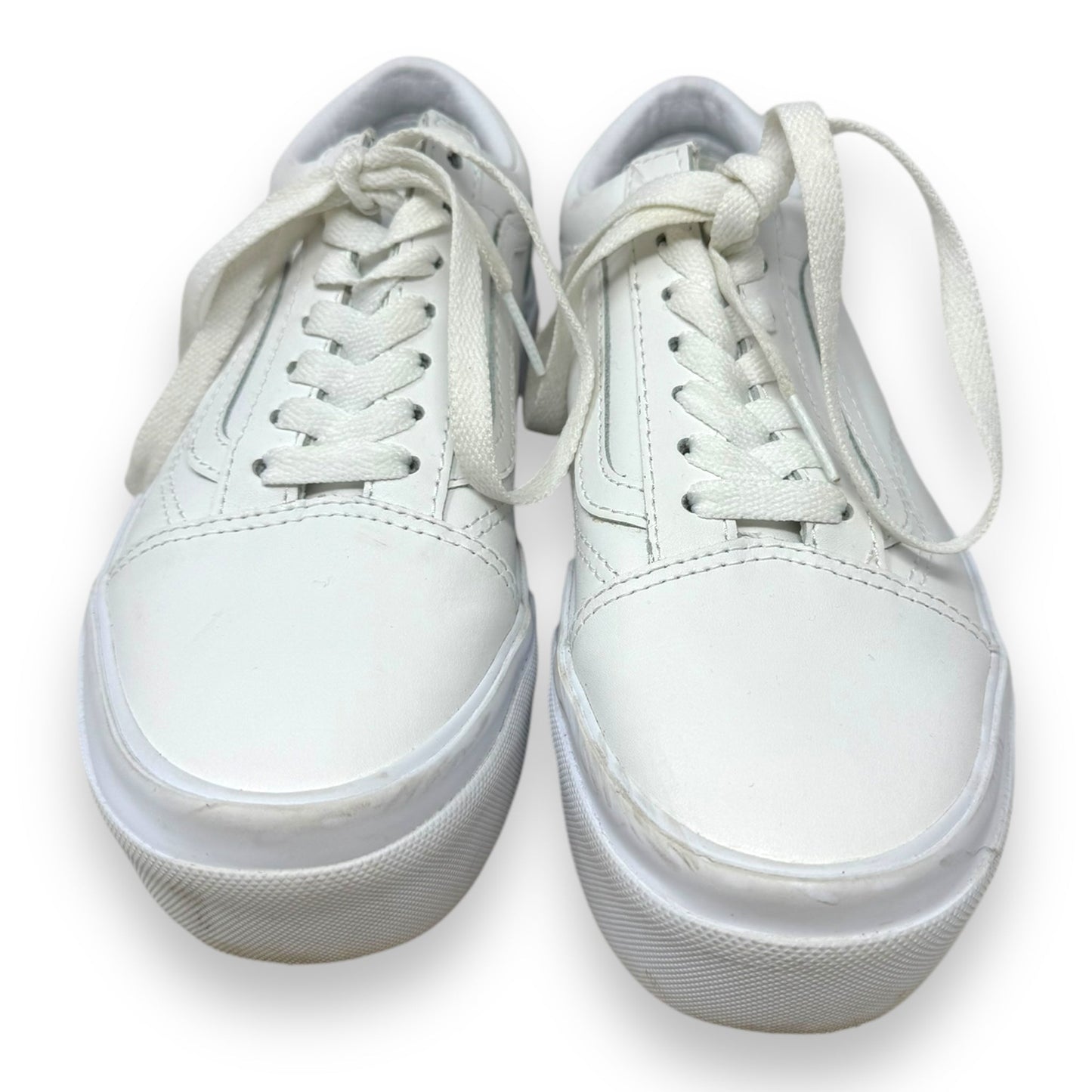 Old Skool Stacked Platform Sneakers By Vans In White, Size: 6