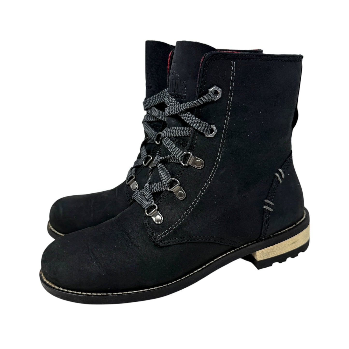 Canora Plaid Waterproof Boots By Kodiak In Black, Size: 6