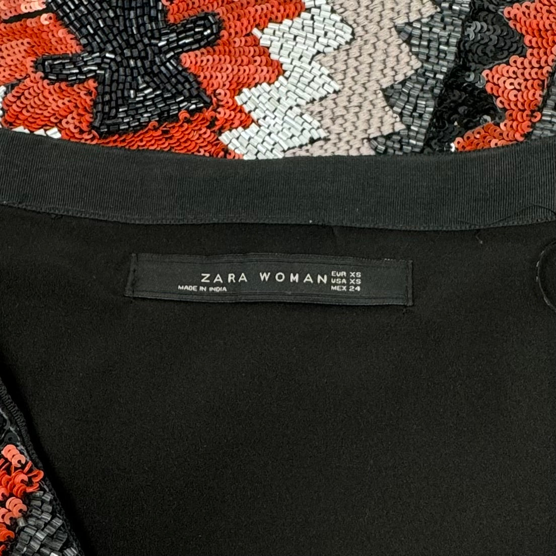 Beaded & Sequinned Mini Skirt By Zara Woman In Multi-colored, Size: Xs