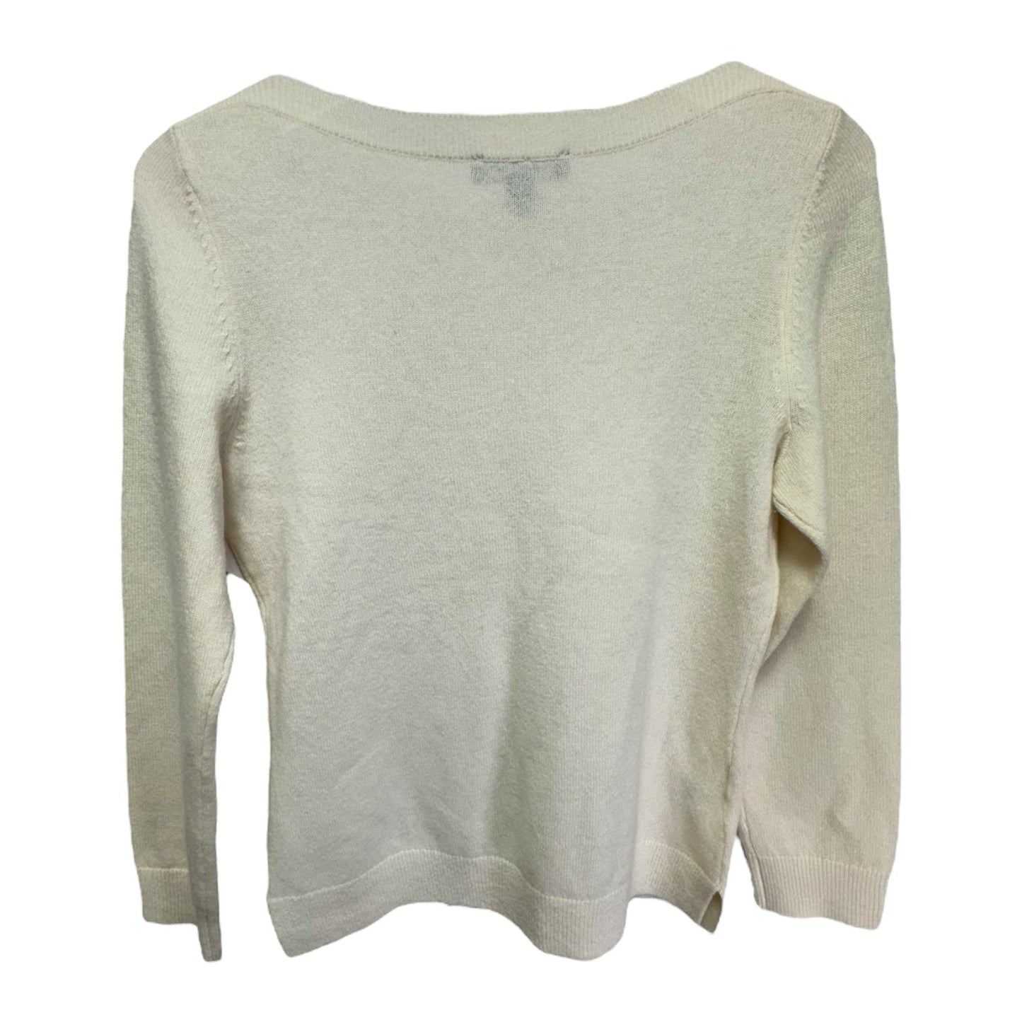 Sweater By Ann Taylor In Cream, Size: S