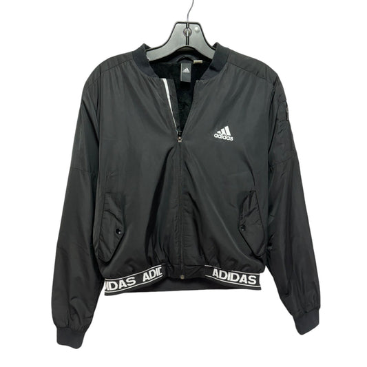 Athletic Jacket By Adidas In Black, Size: Xs