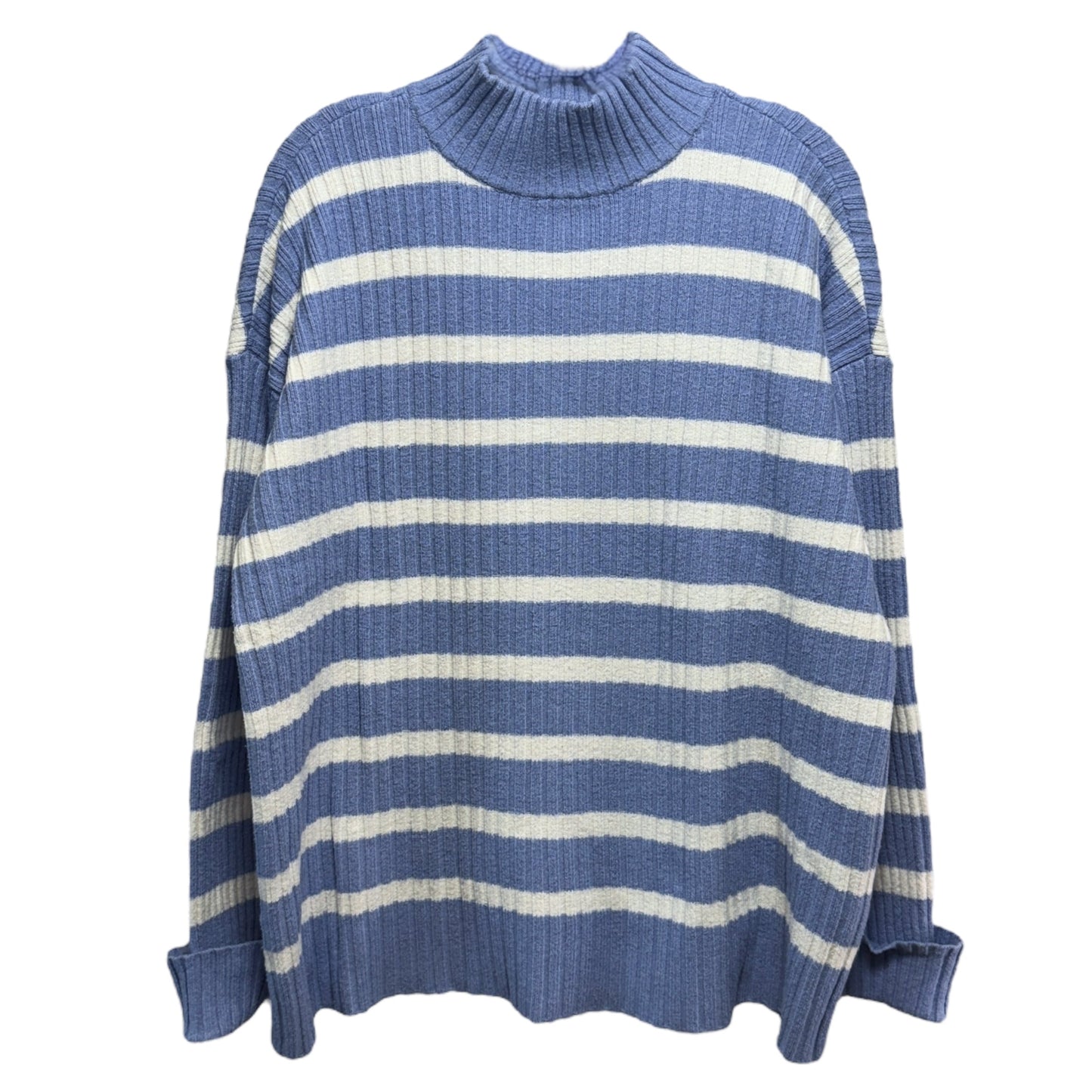 Sweater By Loft In Striped Pattern, Size: M