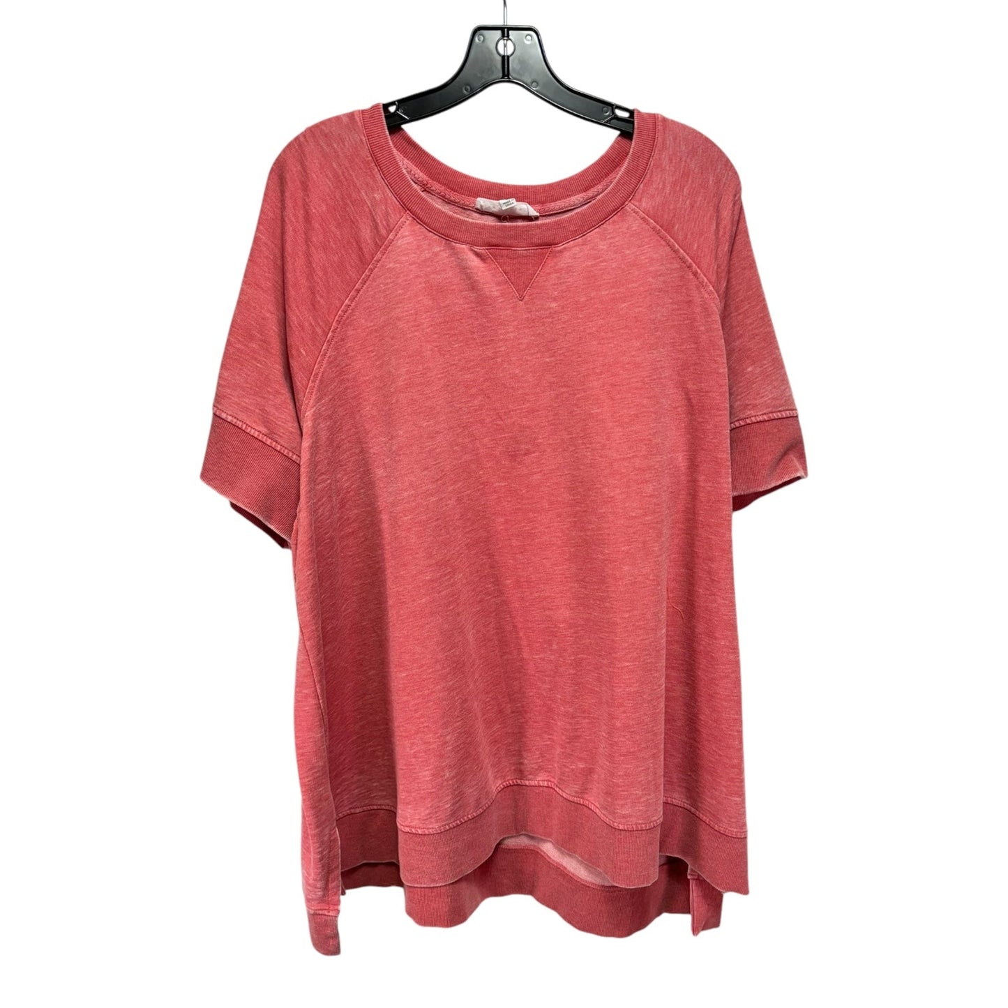 Top Short Sleeve By Jane And Delancey In Coral, Size: 2x