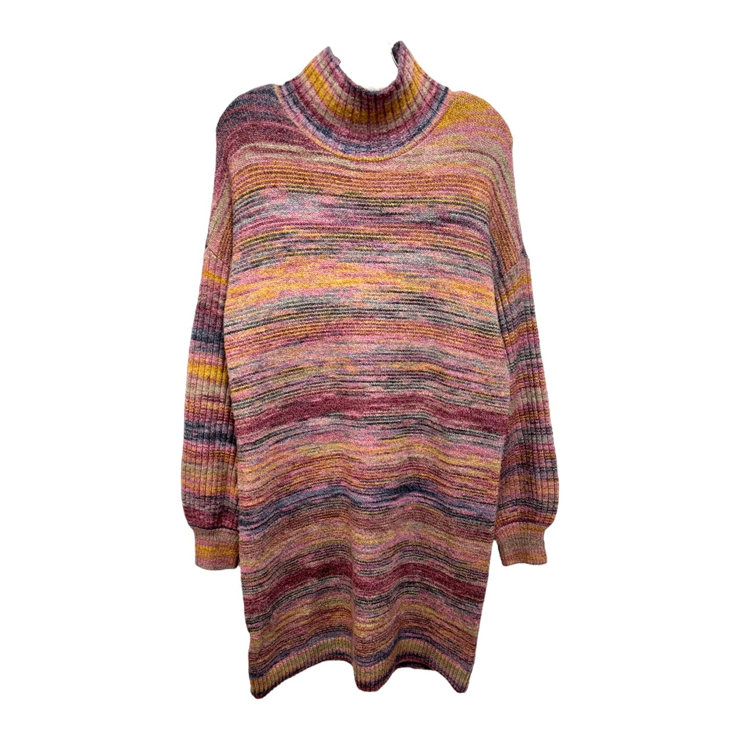 Sweater Dress Casual Midi By Loft In Multi-colored, Size: L