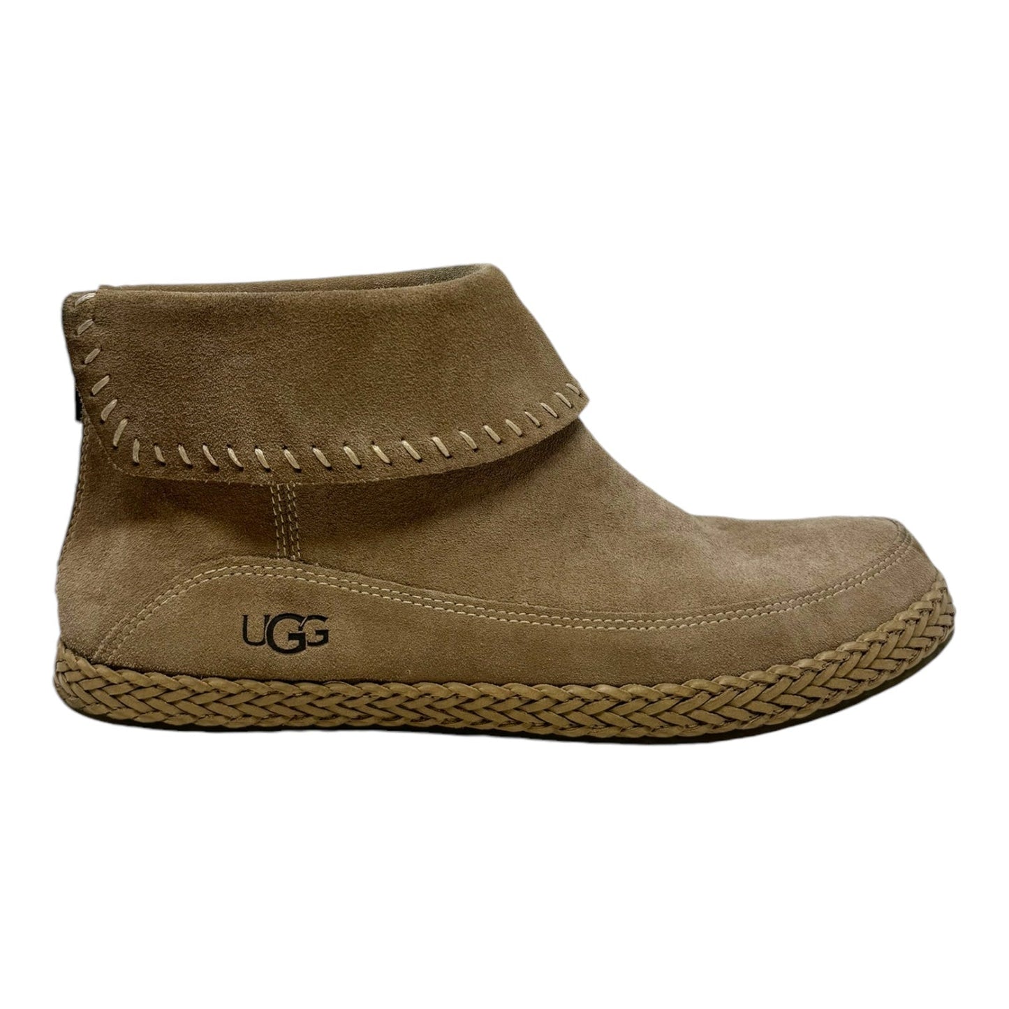 Varney Boots Shoes Designer By Ugg In Taupe, Size: 10