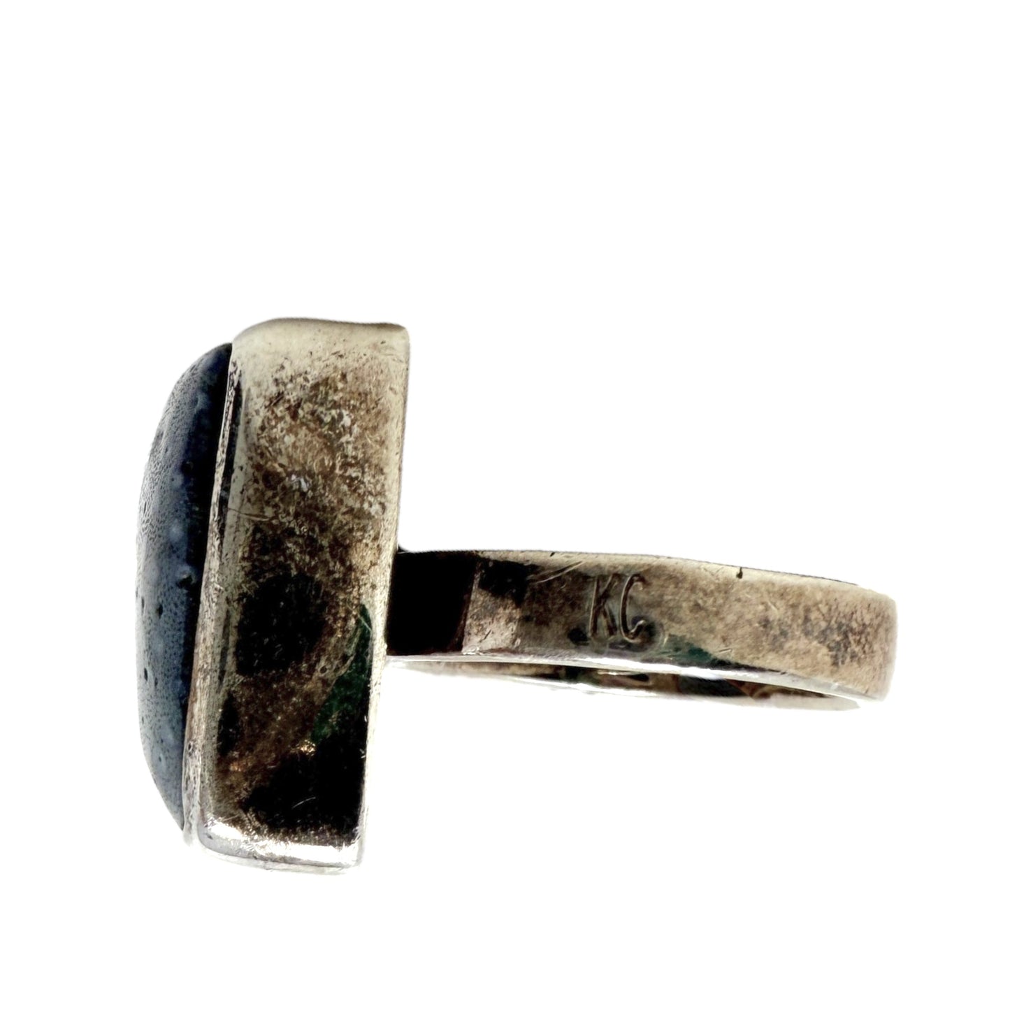 Stone & Sterling Silver Ring By Unbranded, Size: 7