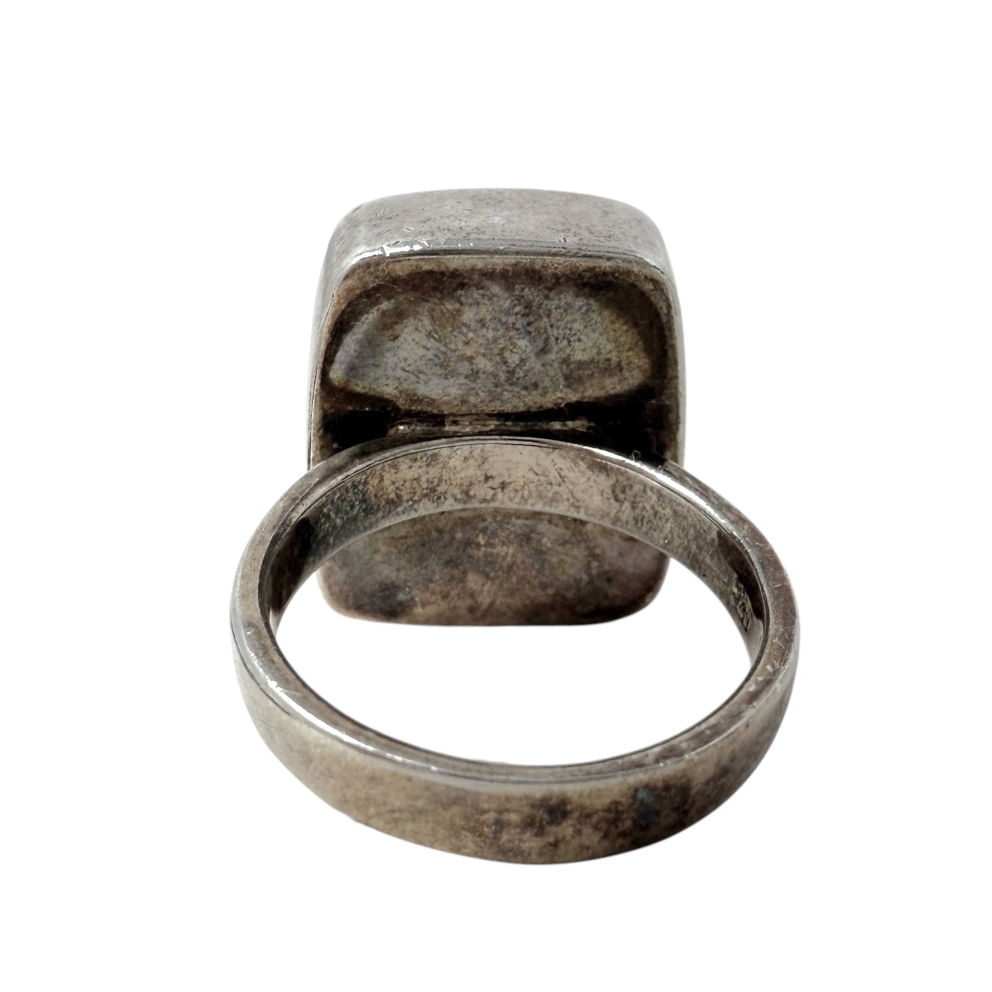 Stone & Sterling Silver Ring By Unbranded, Size: 7