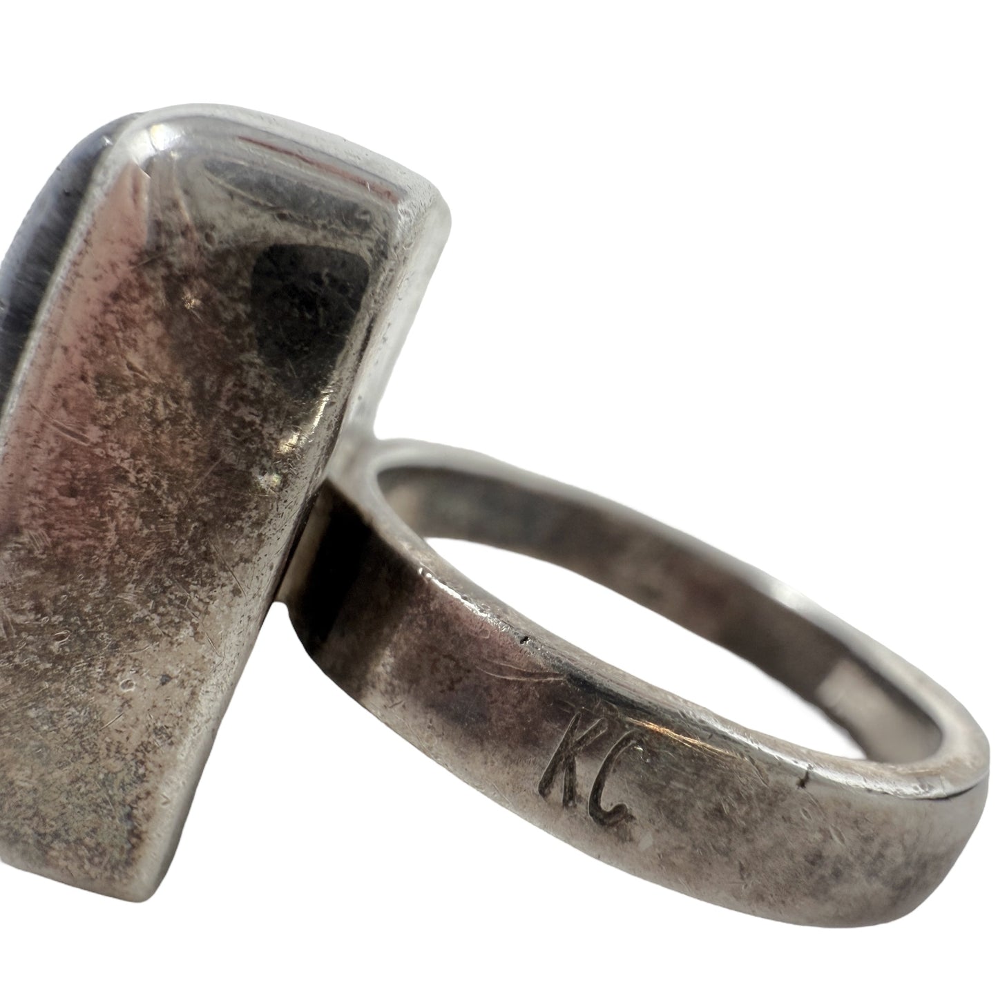 Stone & Sterling Silver Ring By Unbranded, Size: 7