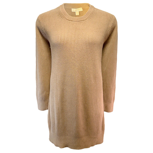 Dress Sweater By Michael By Michael Kors In Tan, Size: Xl