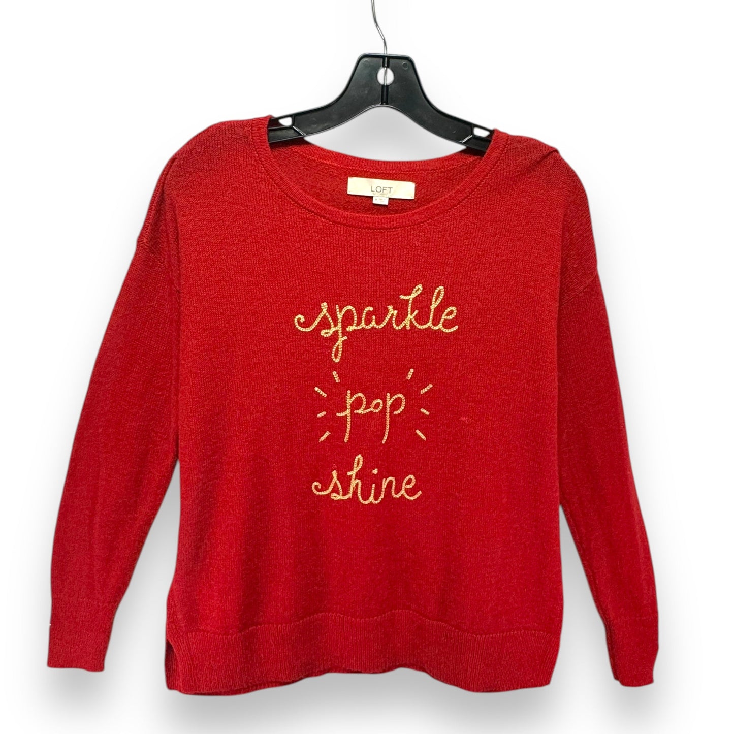 Sweater By Loft In Red, Size: M