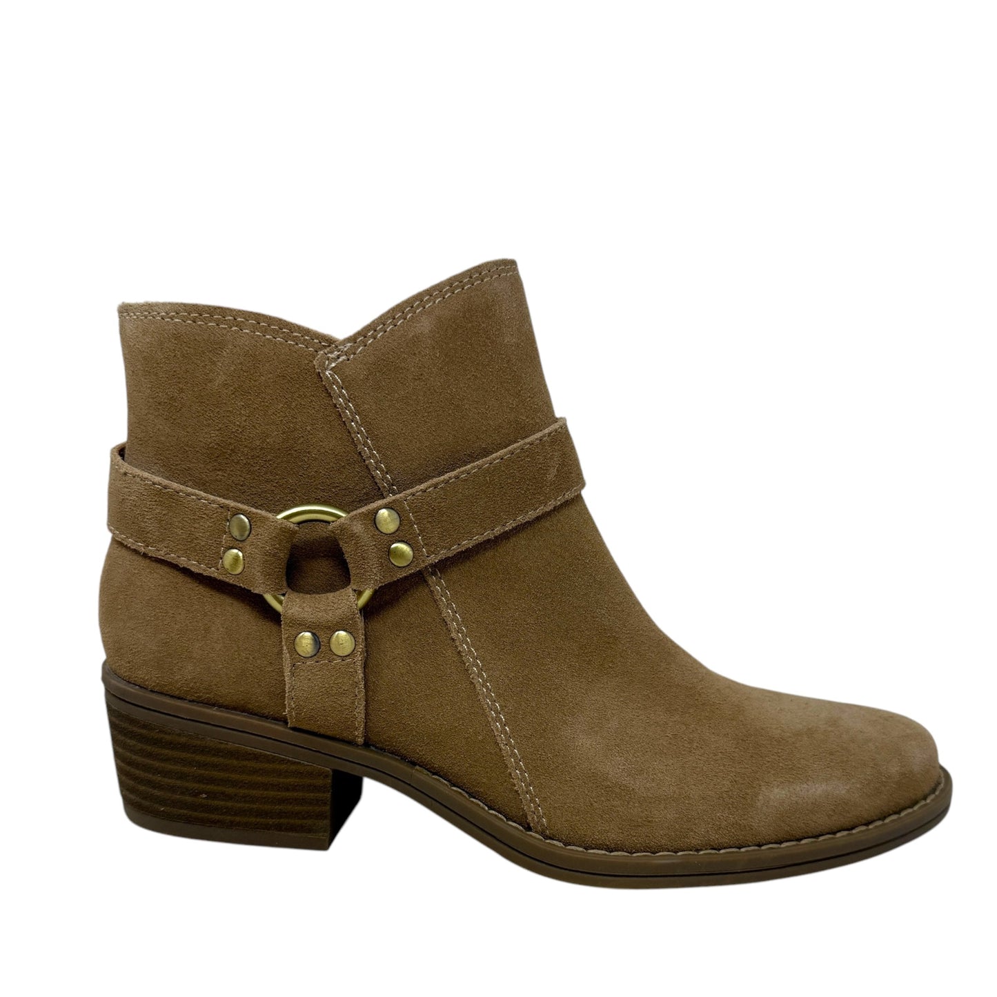 Buckle Ankle Boots By House Of Harlow In Tan Suede, Size: 7