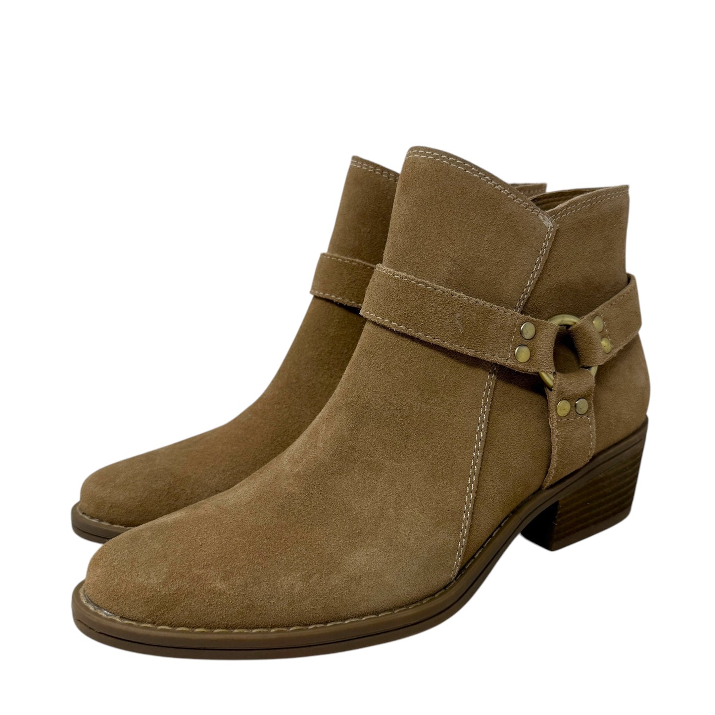 Buckle Ankle Boots By House Of Harlow In Tan Suede, Size: 7