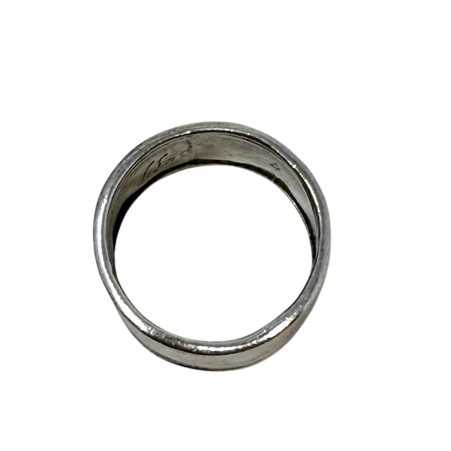 Sterling Silver Cigar Band Ring By Silpada Size: 8