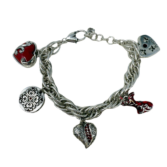 Go Red Heart Awareness Charm Bracelet By Brighton