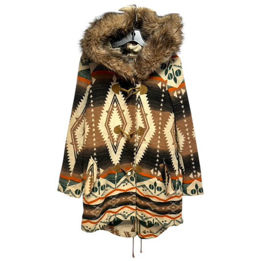 Faux Fur Hooded Coat Other By Bb Dakota In Multi-colored, Size: M