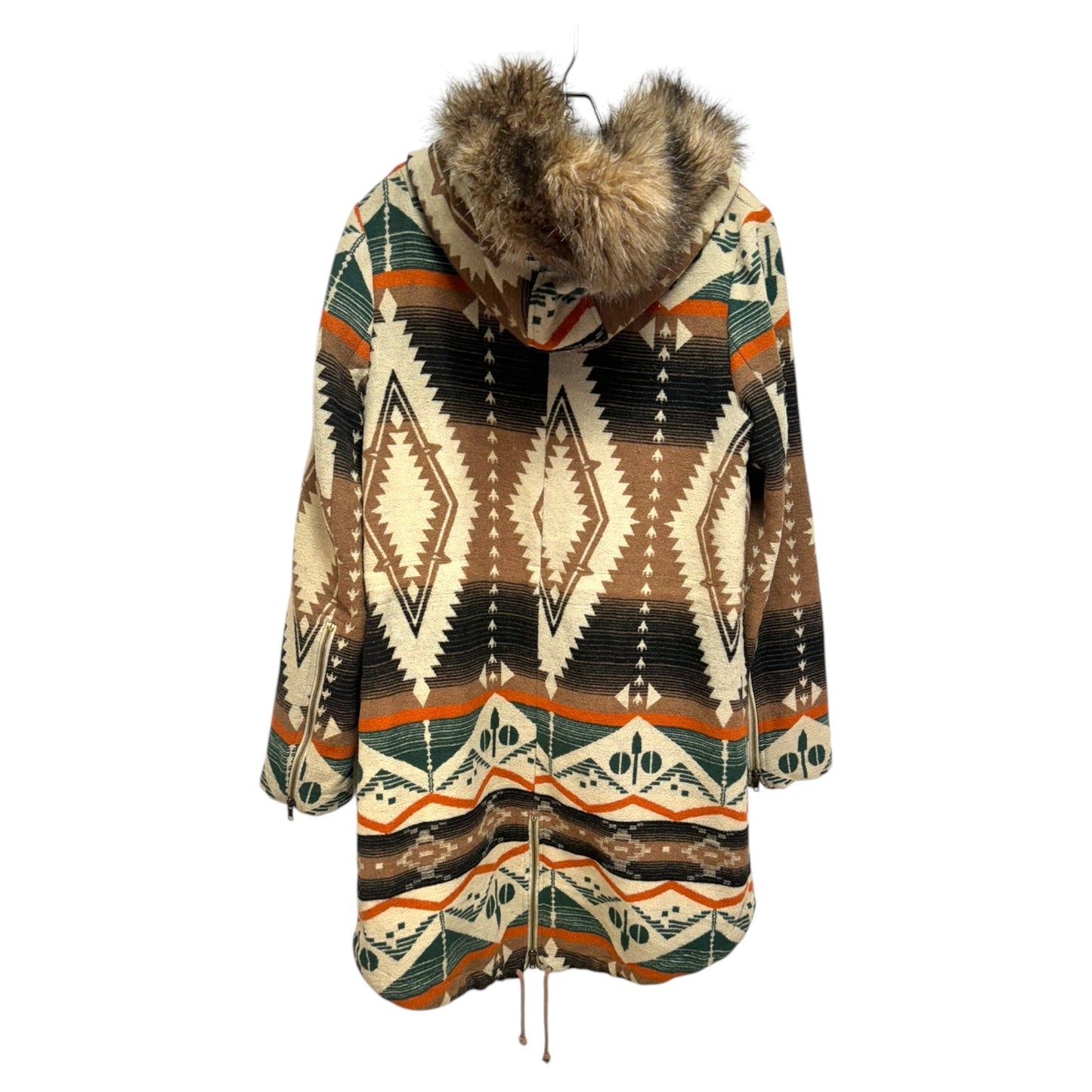 Faux Fur Hooded Coat Other By Bb Dakota In Multi-colored, Size: M