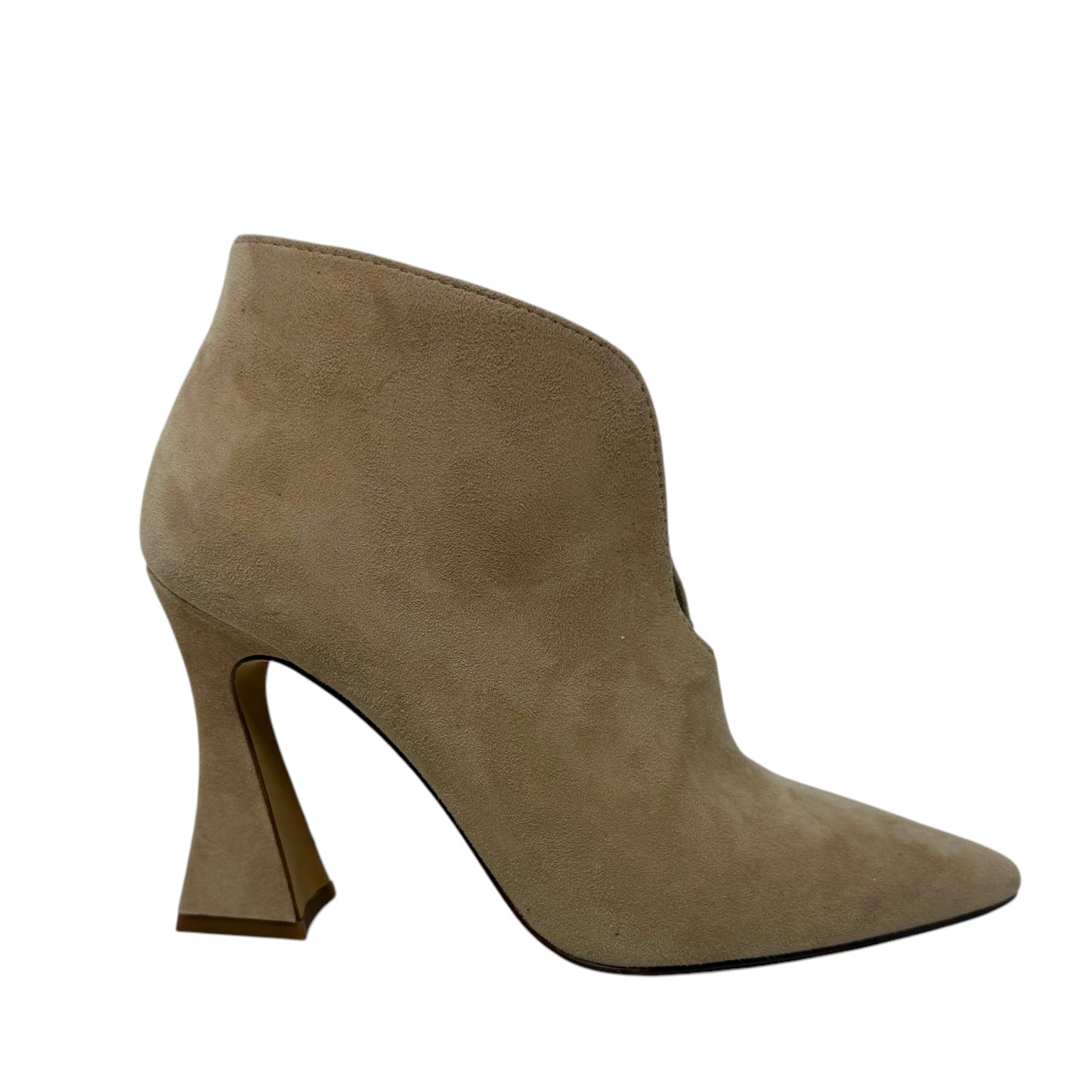 Avelind Suede Dress Booties By Vince Camuto In Tan, Size: 7.5