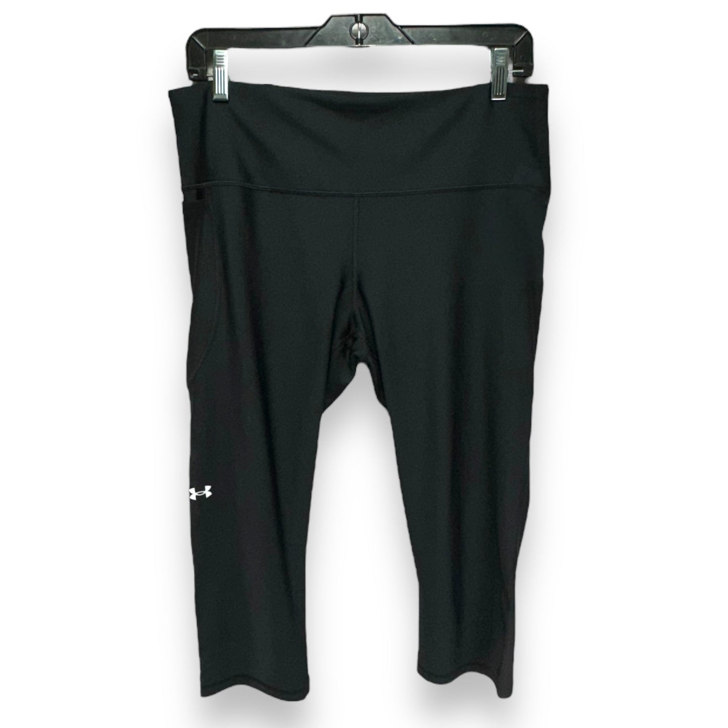 Athletic Capris By Under Armour In Black, Size: Xl