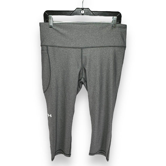 Athletic Capris By Under Armour In Grey, Size: Xl