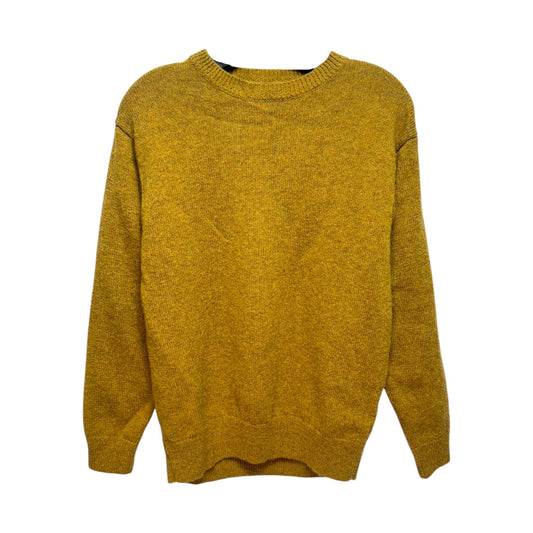 Washable Shetland Wool Sweater By Pendleton In Gold, Size: M